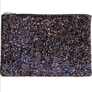 Madewell leather clutch